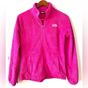 The North Face Women Fleece Jacket Size SMALL Pink Full Zip